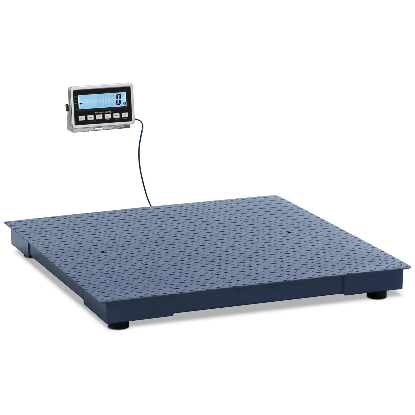 Podlahová váha - 1000 kg / 0,2 kg - 1 000 x 1 000 mm - LCD