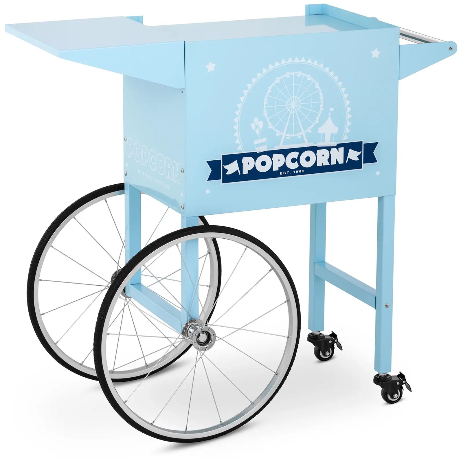 B-zboží Vozík na stroj na popcorn - modrý