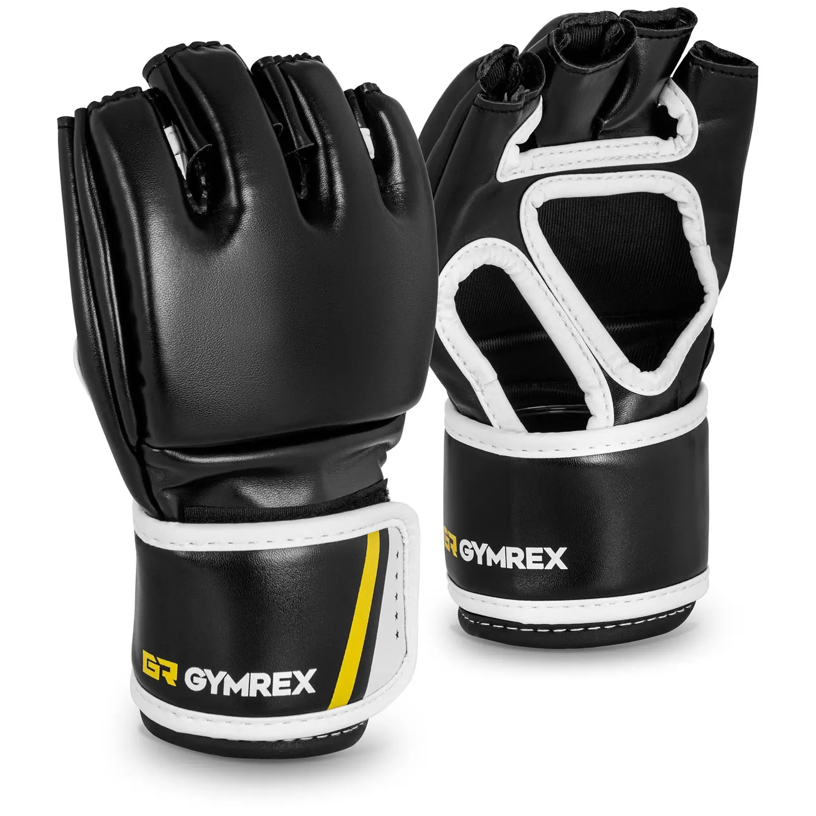 MMA rukavice - vel. L/XL - černá/červená- bez palce