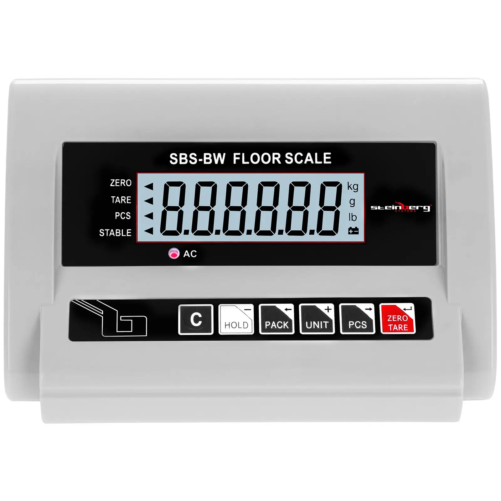 B-zboží Podlahová váha - 1.000 kg / 0,5 kg -LCD