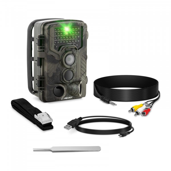 B-zboží Fotopast - 8 MP - Full HD - 42 infračervených LED diod - 20 m - 0,3 s - 3G