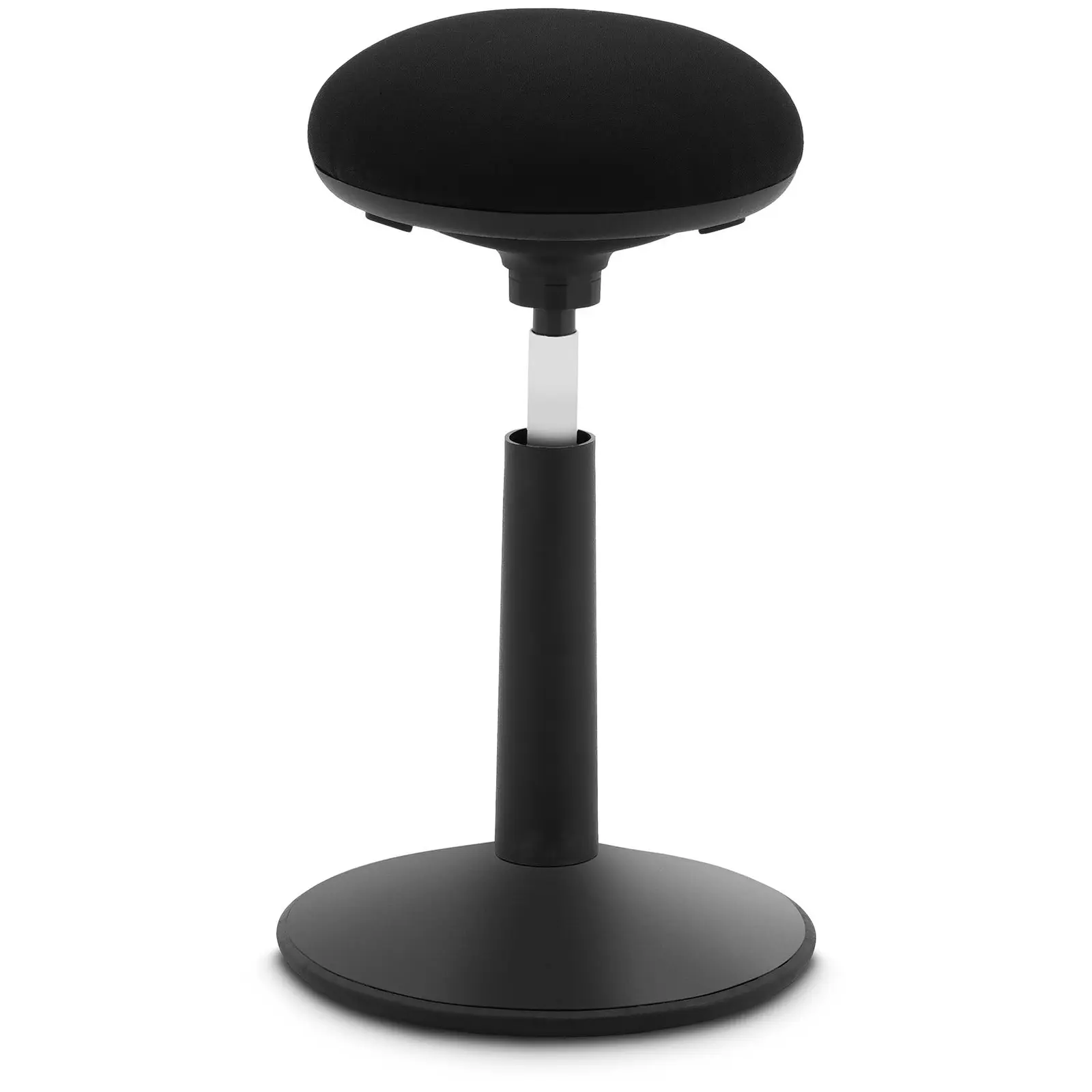 Balanční židle - ocel / překližka / nylon - do 100 kg - černá
