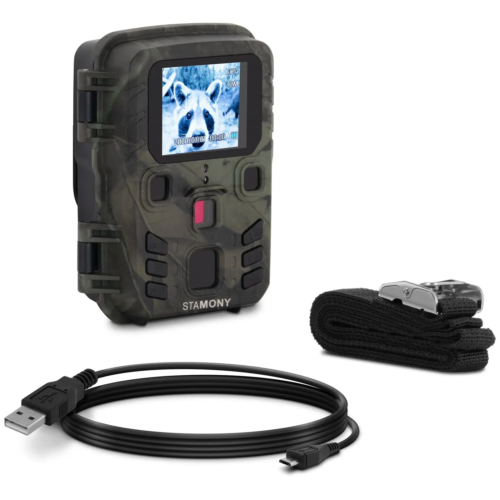 Mini kamera na sledování divoké zvěře - 5 MP - Full HD rozlišení - 20 m - 1,1 s