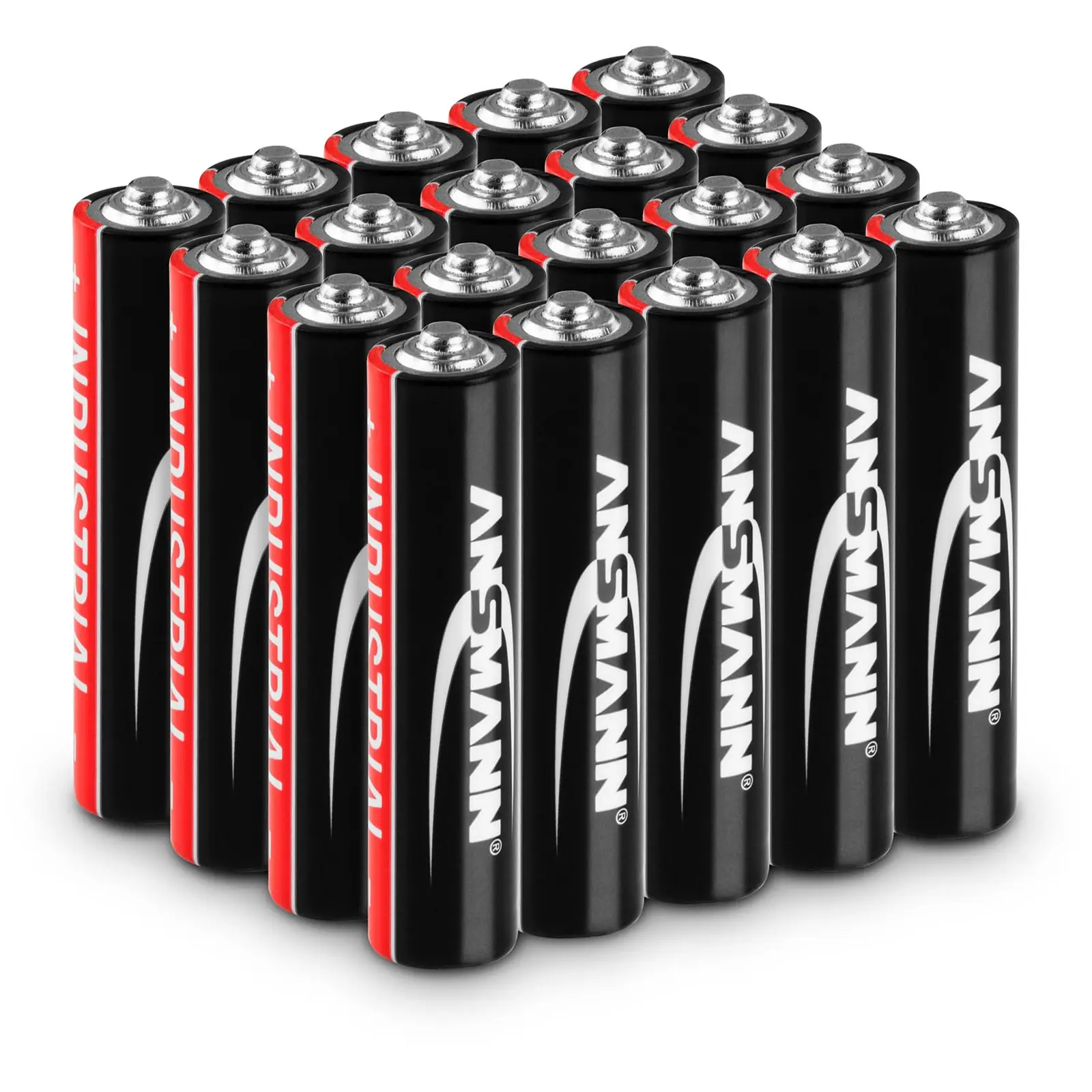 Alkalické baterie Ansmann INDUSTRIAL - mikrotužkové - 20 x AAA LR03 1,5 V