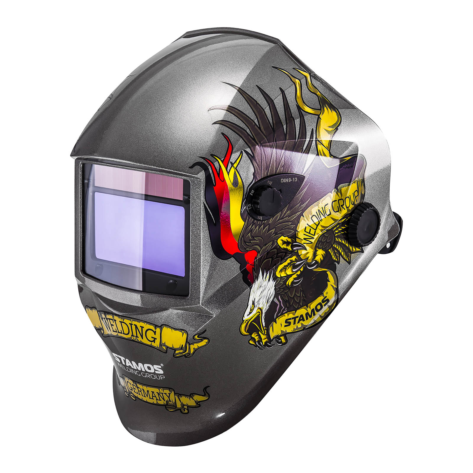 Svařovací set MIG/MAG svářečka - 250 A - 230 V - přenosná + Svářecí helma- Eagle Eye - ADVANCED SERIES