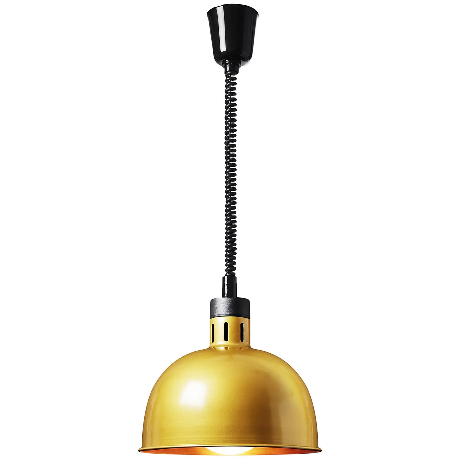 Ohřívací lampa - světle zlatá - 29 x 29 x 29.5 cm - Royal Catering - Ocel