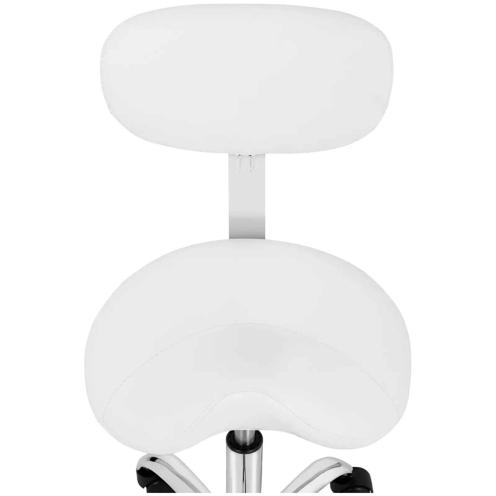 Sedlová židle - 600–800 mm - 150 kg - White