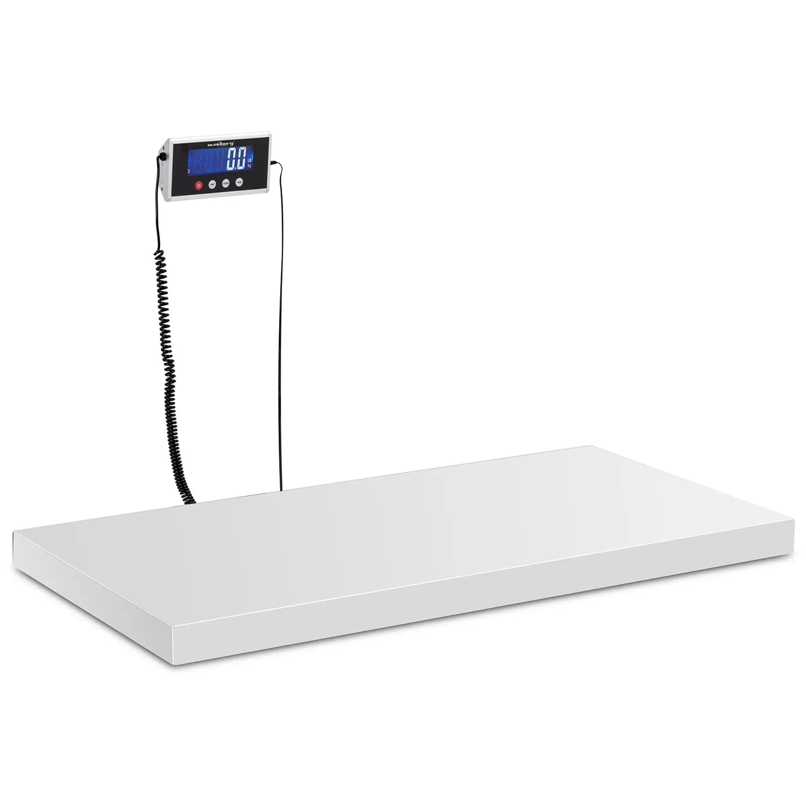 B-zboží Podlahová váha - 500 kg / 100 g - 1000 x 500 mm - LCD