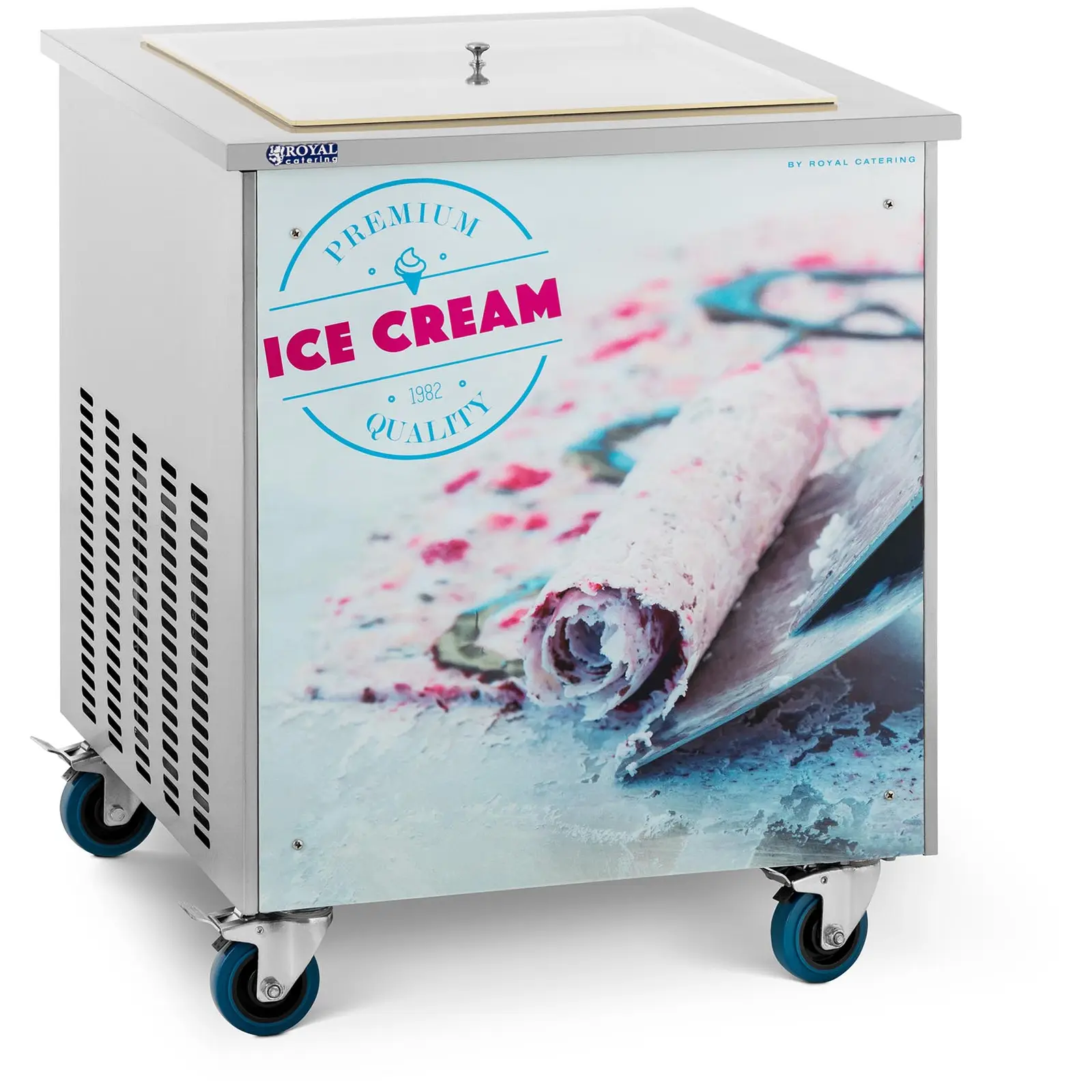 Stroj na rolovanou zmrzlinu - 50 x 50 x 2,5 cm - Royal Catering