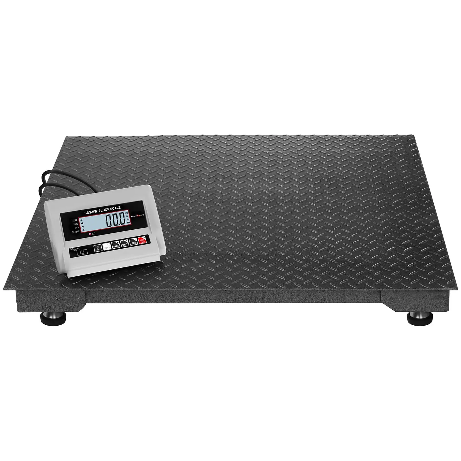 B-zboží Podlahová váha - 1.000 kg / 0,5 kg -LCD