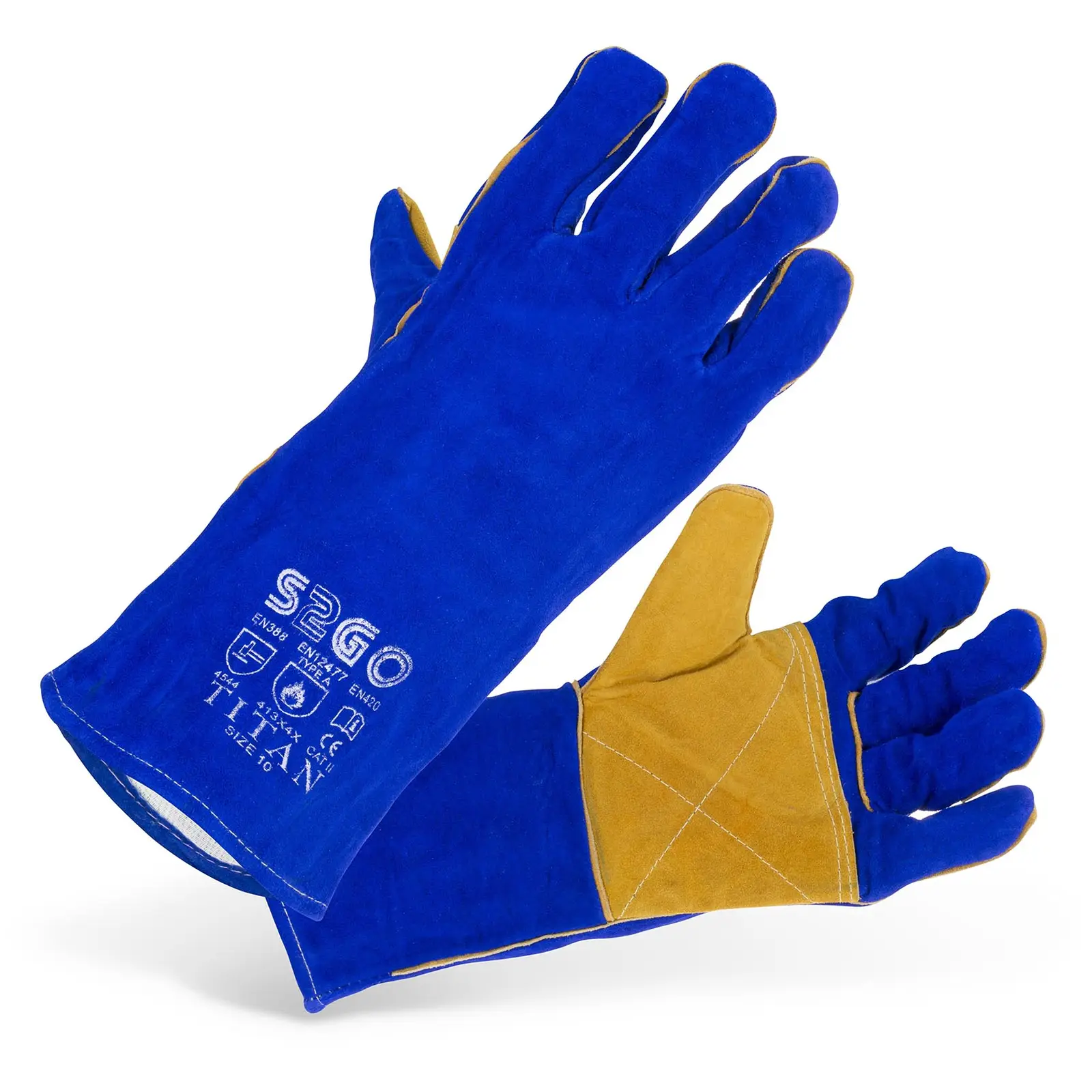 Svářečské rukavice TYP A - Gr. 10/XL