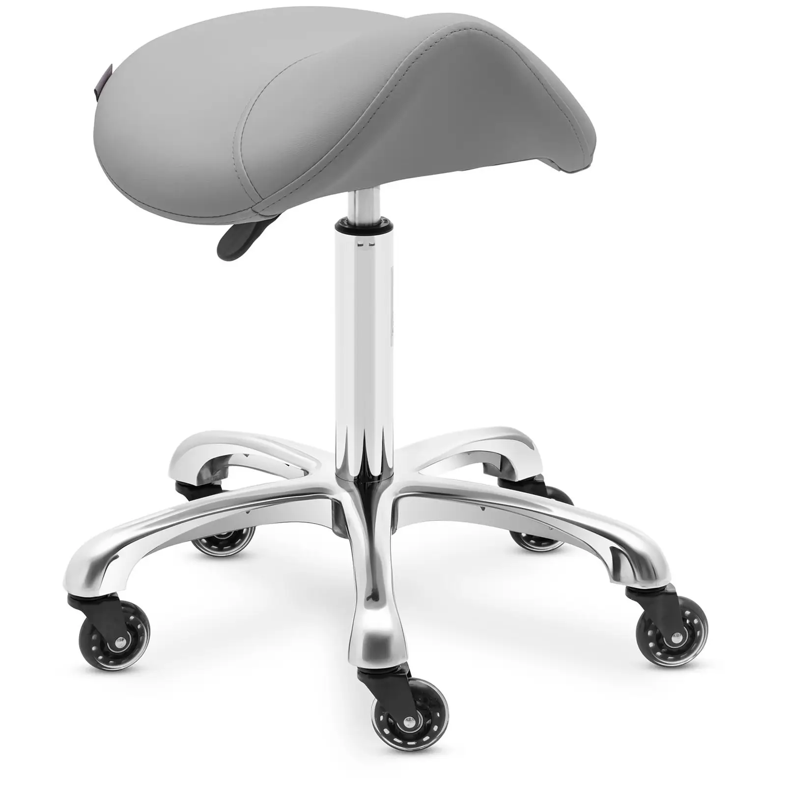 Sedlová židle - 570–750 mm - 150 kg - tmavě šedá