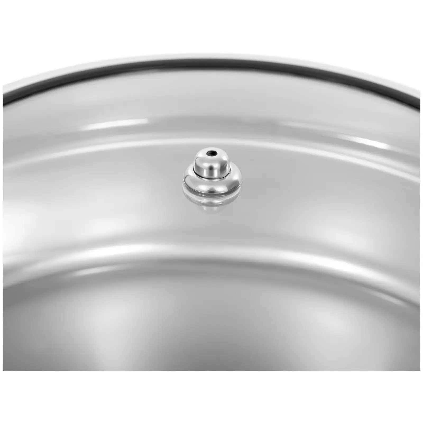 B-zboží Chafing dish - kulatá nádoba s okénkem - Royal Catering - 5,5 l