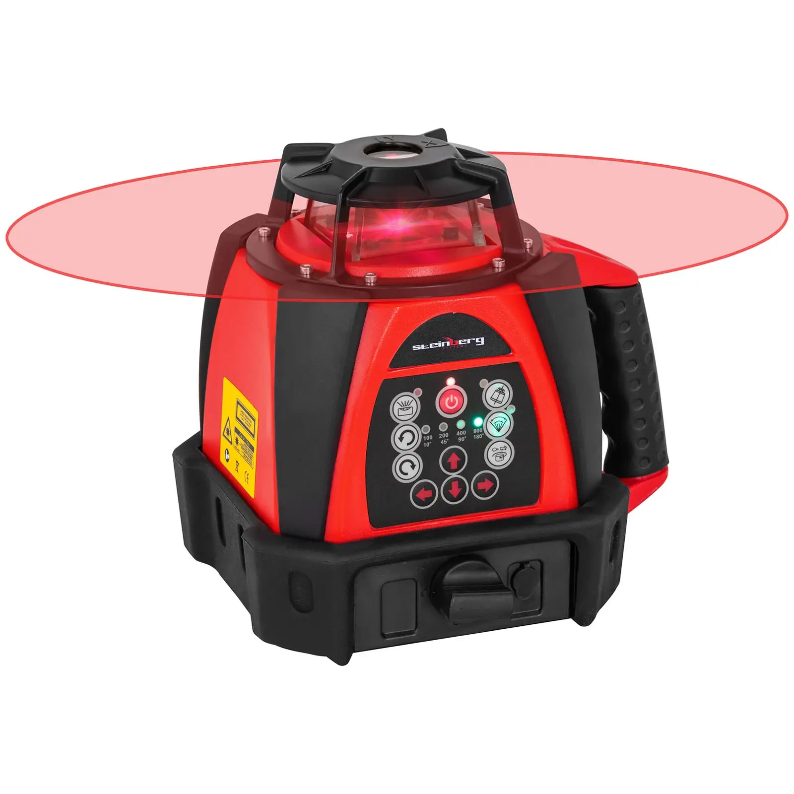 Rotační laser - červený - Ø 500 m - samonivelační