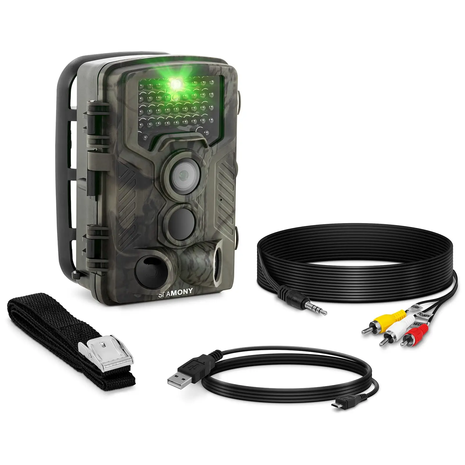 Fotopast - 8 MP - 2.7K Full HD - 46 infračervených LED diod - 20 m - 0,3 s