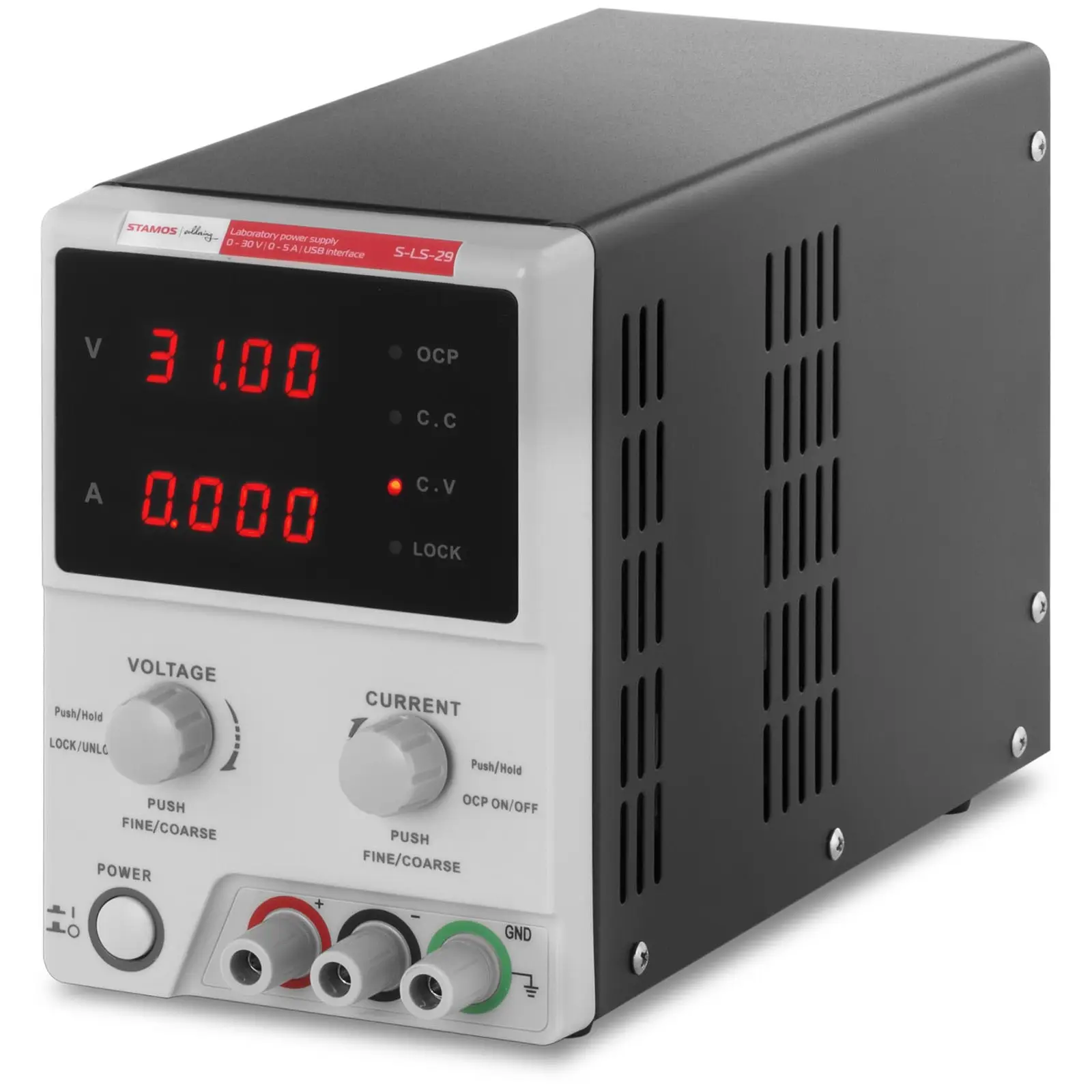 Laboratorní zdroj - 0-30 V, 0-5 A DC - 250 W - USB