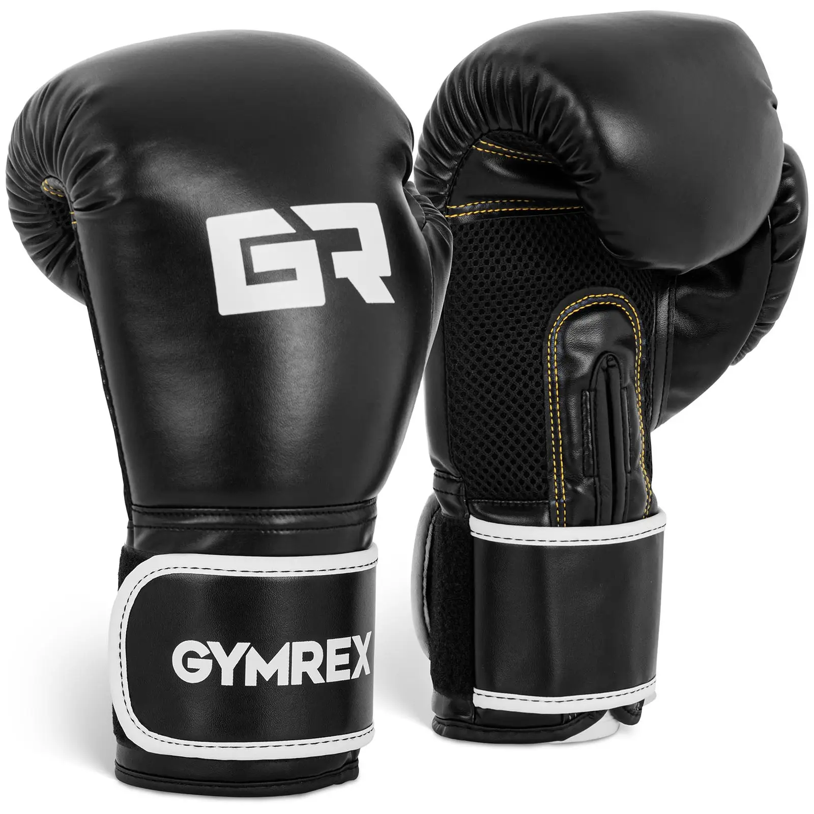 Boxerské rukavice - 12 oz - síťovina uvnitř - černé